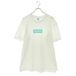 シュプリーム Tシャツ・カットソー(メンズ)(ブルー・ネイビー/青色系