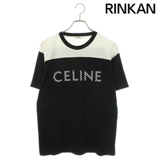 セリーヌ(celine)のセリーヌバイエディスリマン  21SS  2X839500O チェックプリントスタッズ付きバイカラールーズTシャツ メンズ XS(Tシャツ/カットソー(半袖/袖なし))