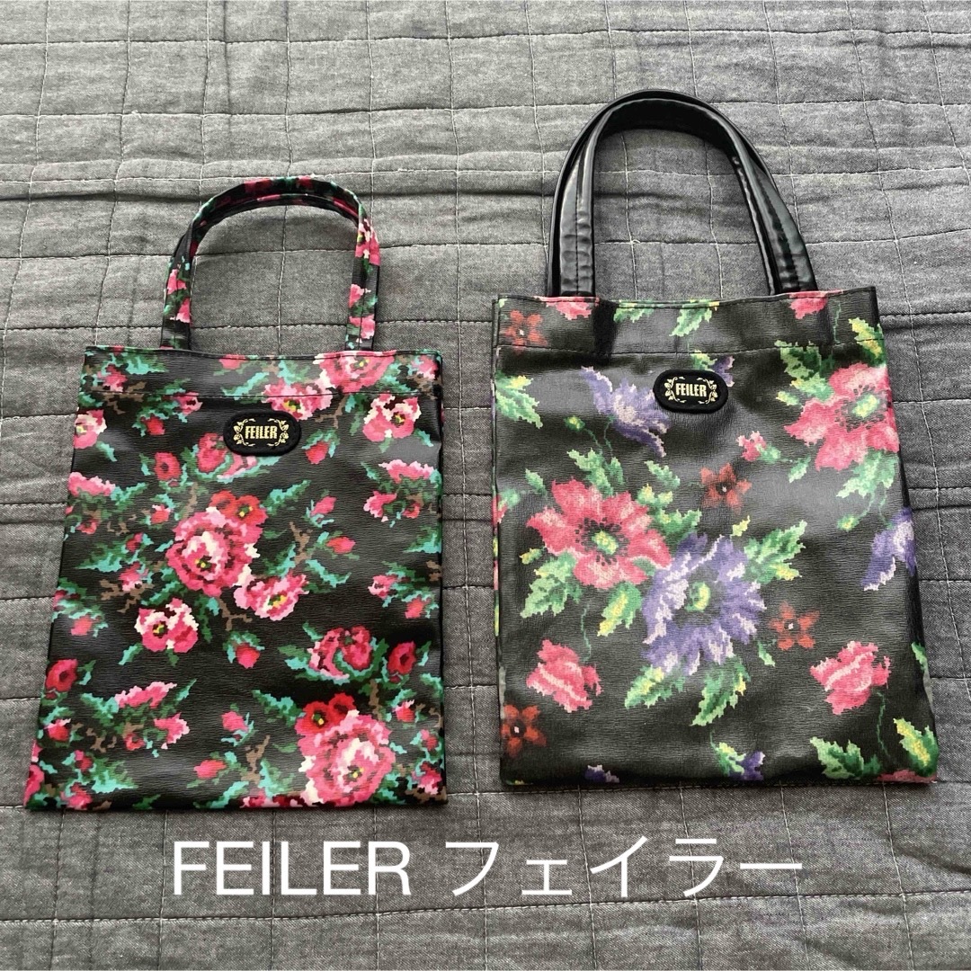 新品　✨FEILER フェイラー　花柄トートバッグ