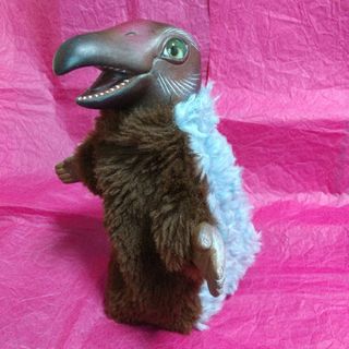 高橋野枝(Noe)製作 パペット カラス 作家 ぬいぐるみ-