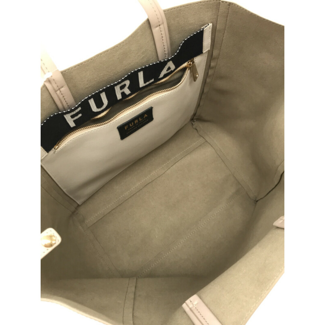 FURLA フルラ レザートートバッグ ベージュ系 5