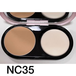 マック(MAC)のMAC マック ライトフルC3ナチュラルシルクパウダーファンデーション　NC35(ファンデーション)