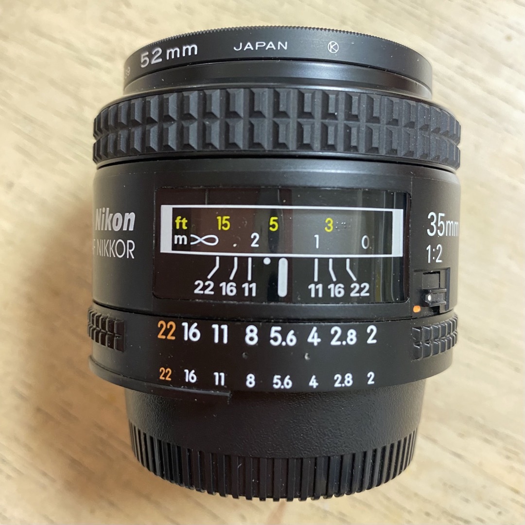 Nikon(ニコン)のNikon Nikkor 35mm f/2   UVフィルター付き スマホ/家電/カメラのカメラ(レンズ(ズーム))の商品写真