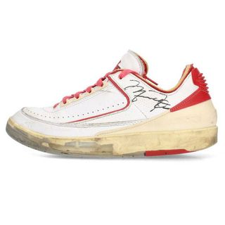 ナイキ(NIKE)のナイキ オフホワイト  AIR JORDAN 2 RETRO LOW SP DJ4375-106 エアジョーダン2レトロロースニーカー メンズ 25.5cm(スニーカー)