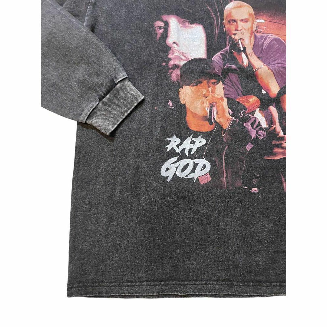 EMINEM エミネム ラップゴッド レトロ ロングスリーブ 長袖Tシャツ XL