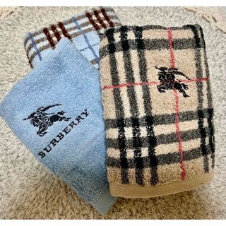 バーバリー(BURBERRY)のバーバリーフェイスタオル2枚✖️ウォッシュタオル1枚(タオル/バス用品)