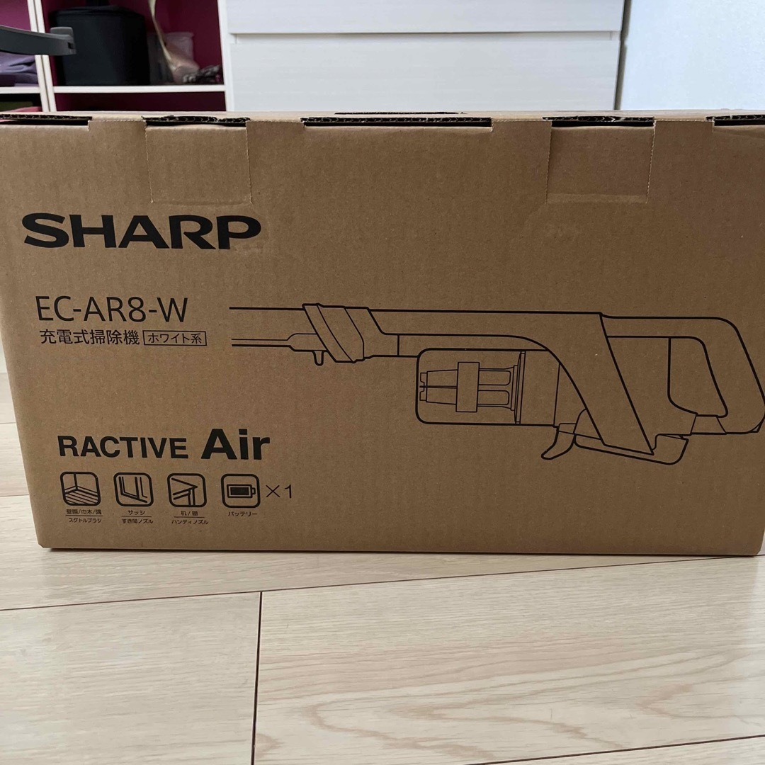 SHARP コードレススティッククリーナー RACTIVE Air EC-AR8