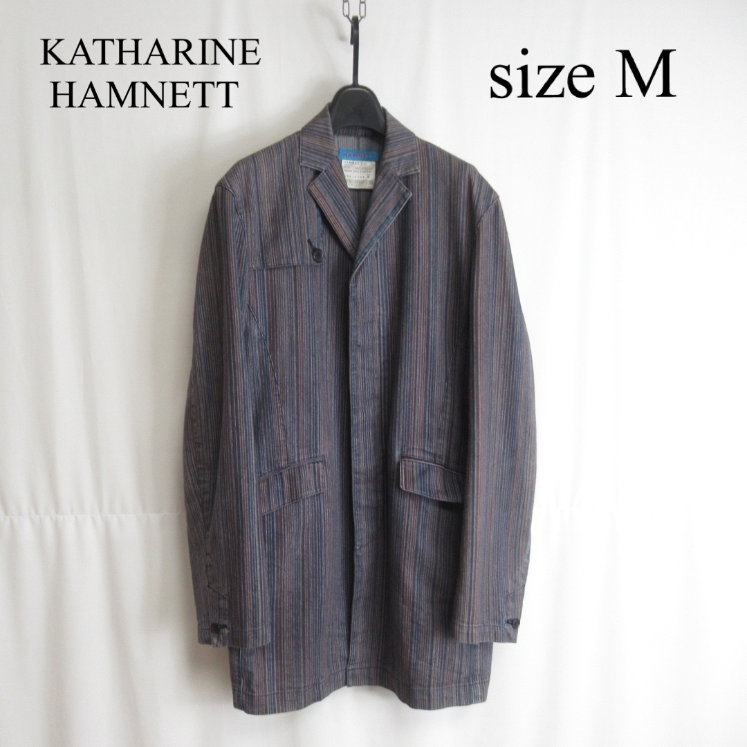 期間限定の激安セール KATHARINE HAMNETT デニム チェスター コート ...