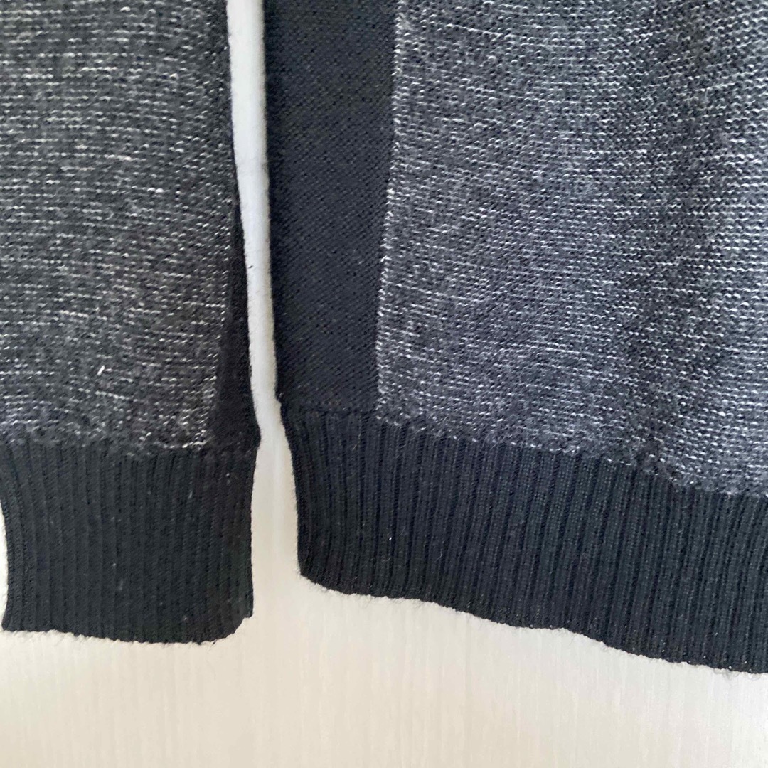 ニット　ブラック　Ｌ メンズのトップス(ニット/セーター)の商品写真