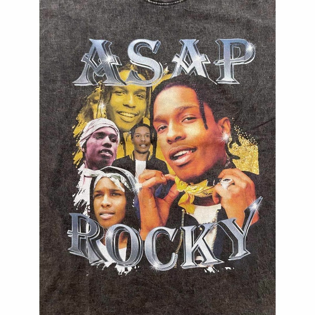 ASAP Rocky　エイサップ・ロッキー　RAP　長袖Tシャツ　ブラック　XL