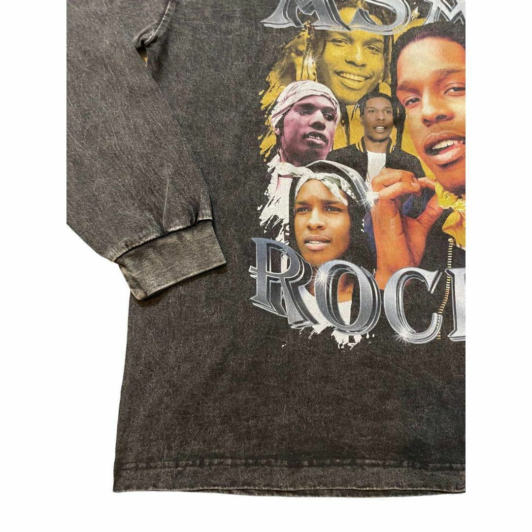 ASAP Rocky　エイサップ・ロッキー　RAP　長袖Tシャツ　ブラック　XL