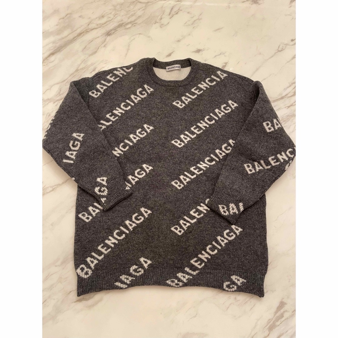 BALENCIAGA.KNITS バレンシアガ  七分袖ニットセーター カシミヤ