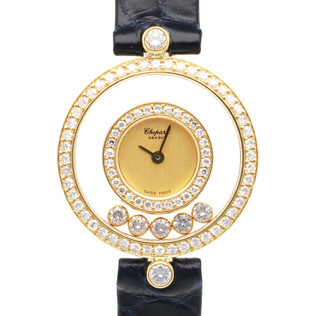 ショパール Chopard ハッピーダイヤモンド 4097 腕時計 時計 18金 K18イエローゴールド 4097 レディース