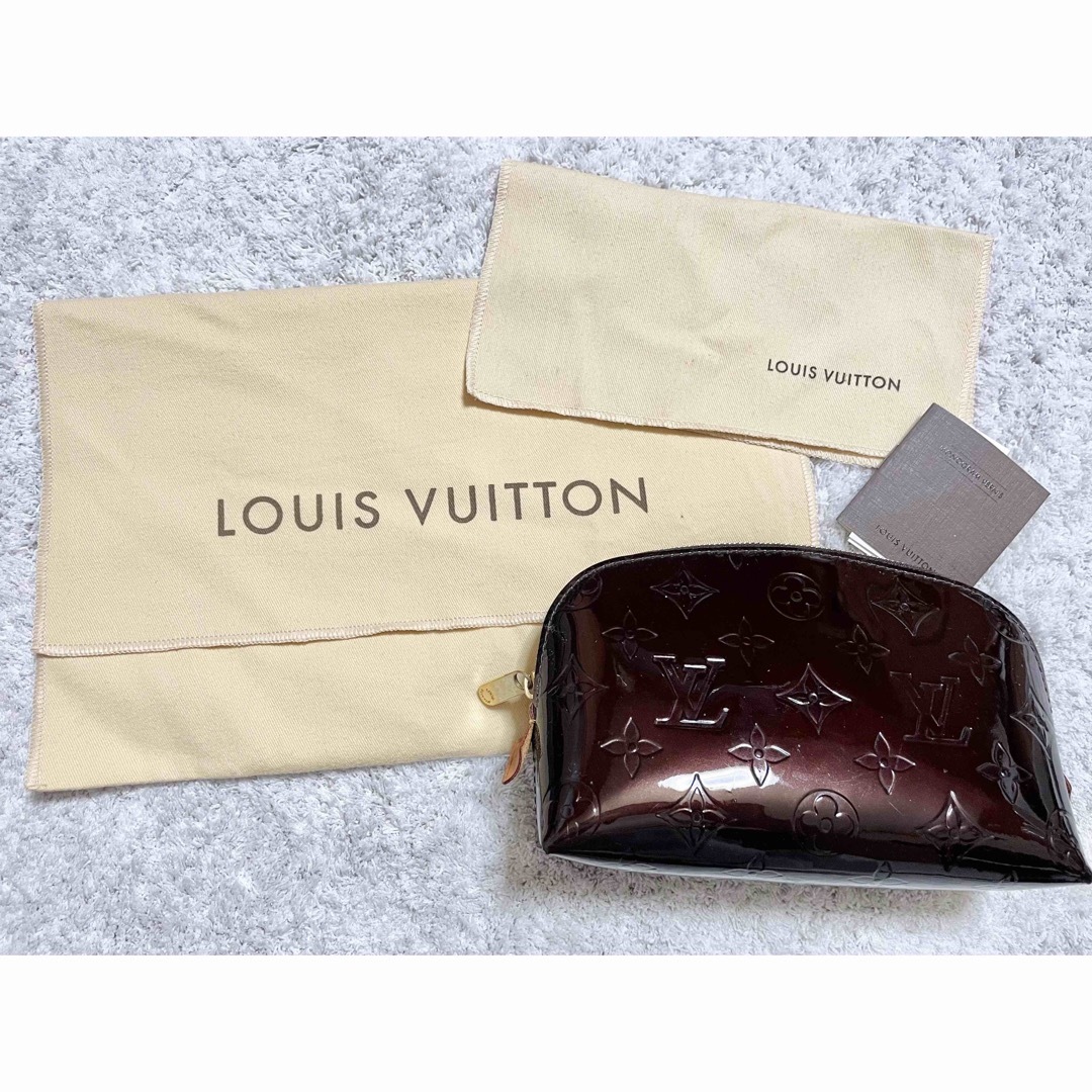 LOUIS VUITTON ルイヴィトン ヴェルニポーチポシェットコスメティック-