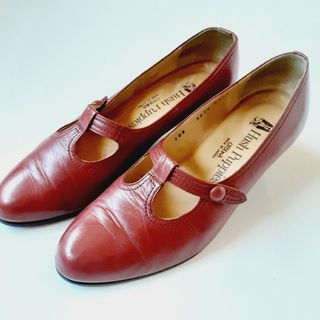 Hush Puppies - パンプス　レディース　シニア  22.5cmEE  ワインレッド　ハッシュパピー