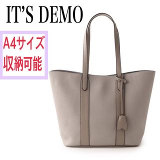 イッツデモ(ITS'DEMO)のITS'DEMO A4収納可 レディース トートバッグ ハンドバッグ グレー 鞄(トートバッグ)