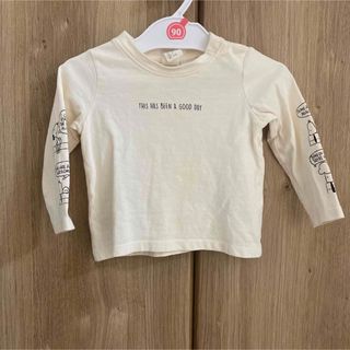 エイチアンドエム(H&M)のベビー 長袖 ロンT スヌーピー H&M 70 74(シャツ/カットソー)