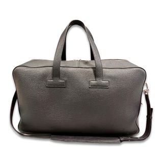 TOM FORD - TOM FORD トム フォード 2WAY カーフレザー ショルダー ボストンバッグ ダークネイビー H0348H メンズ イタリア製