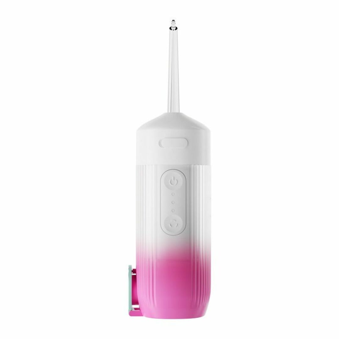 口腔洗浄器 ジェットウォッシャー USB式充電 ポータブル 歯矯正清潔　ホワイト
