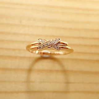 ショーメ(CHAUMET)のショーメ　750　ジュドゥリアンリング　ダイヤ10P(リング(指輪))