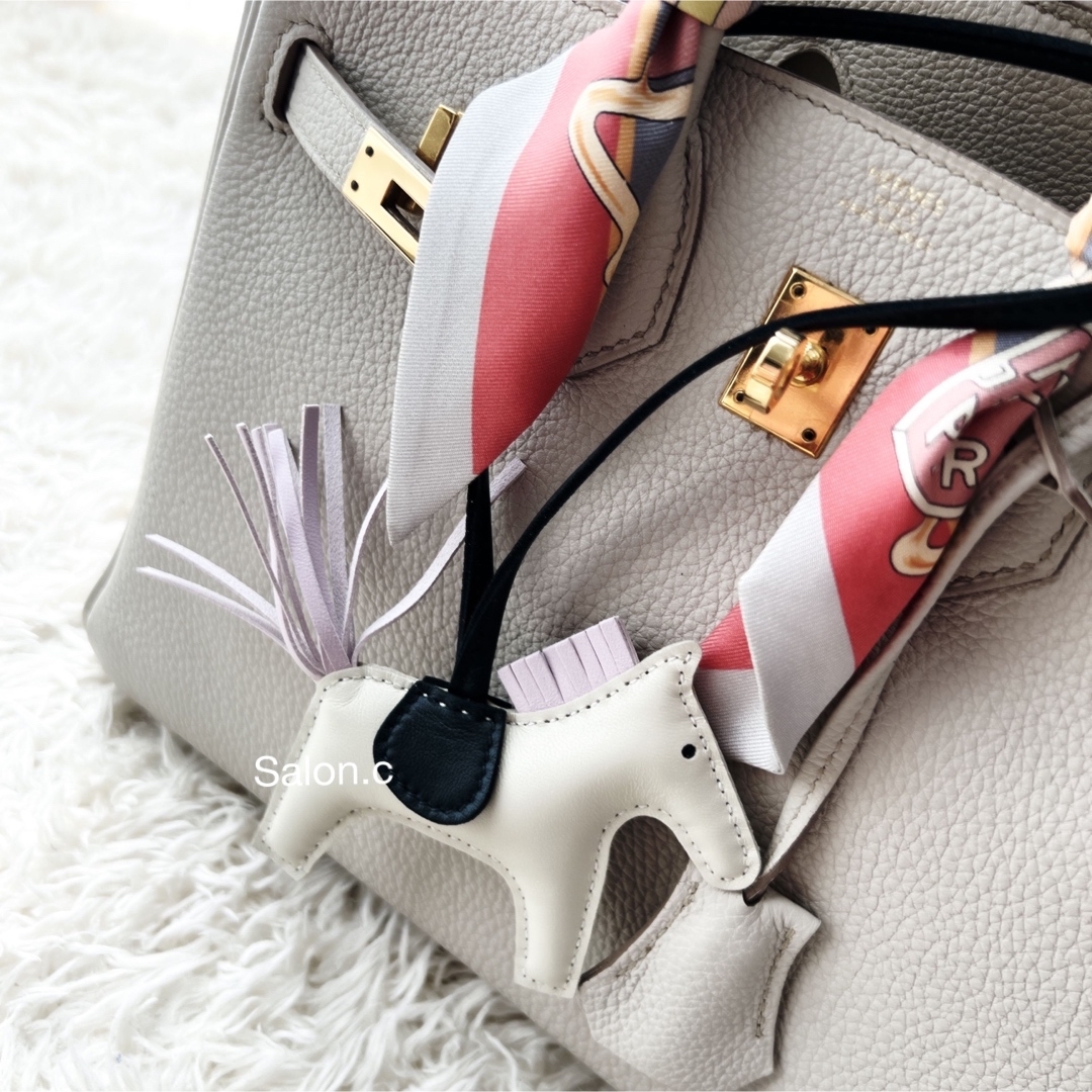 新品 HERMES エルメス ロデオPM ピンク グリーン ホワイト レザー -