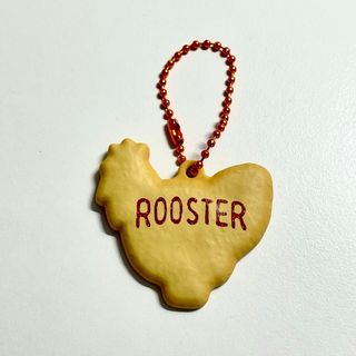 ギンビス(ギンビス)のたべっ子どうぶつグミ　ラバーマスコット　ROOSTER(キーホルダー)