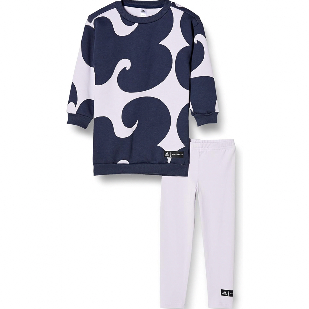 marimekko(マリメッコ)のアディダス　マリメッコ　キッズ　トレーナー　セットアップ キッズ/ベビー/マタニティのキッズ服女の子用(90cm~)(その他)の商品写真