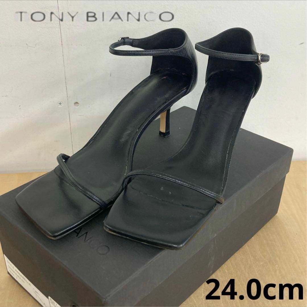 DEUXIEME CLASSE(ドゥーズィエムクラス)のTONY BIANCO ワンストラップサンダル 24.0cm レディースの靴/シューズ(サンダル)の商品写真