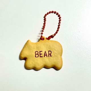 ギンビス(ギンビス)のたべっ子どうぶつグミ　ラバーマスコット　BEAR(キーホルダー)