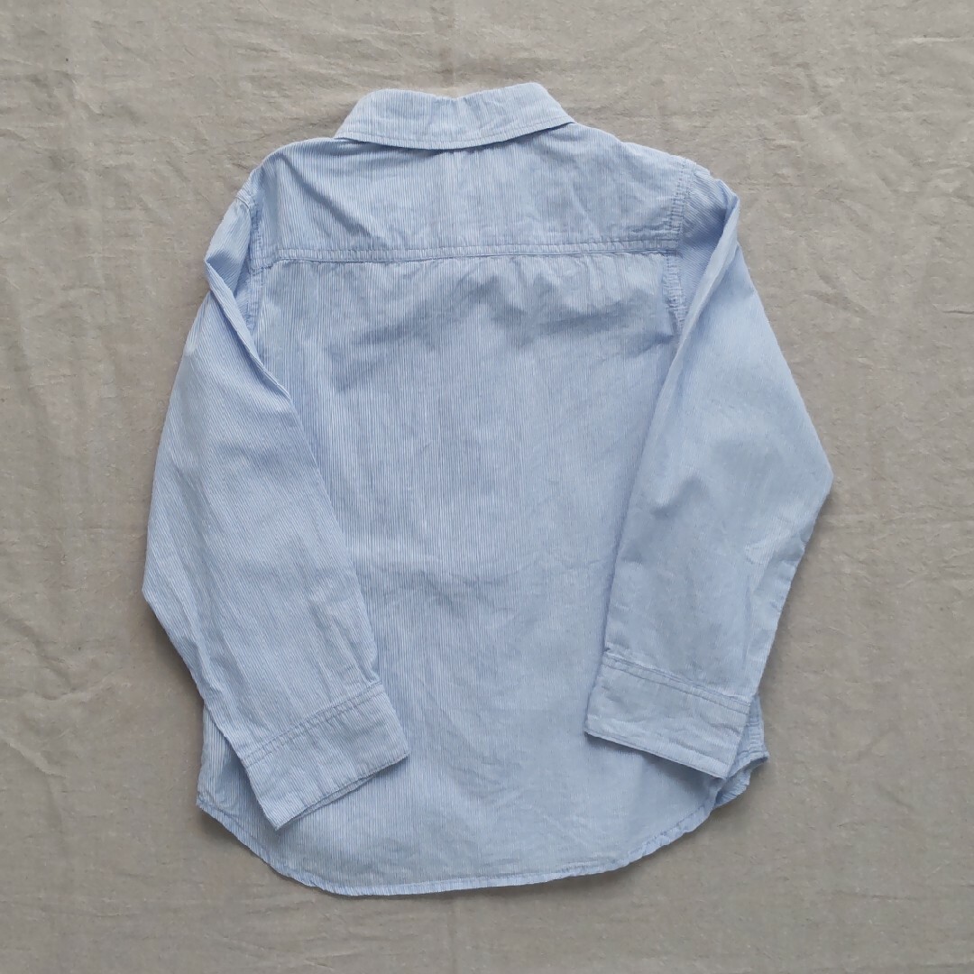 LAGOM(ラーゴム)の長袖シャツ　水色　120 キッズ/ベビー/マタニティのキッズ服男の子用(90cm~)(ブラウス)の商品写真