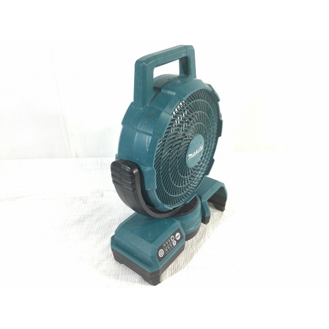 Makita(マキタ)の☆中古品☆makita マキタ 14.4V/18V 充電式ファン CF203D 青/ブルー 本体のみ 首振り機能付 コードレス 送風機 扇風機 79442 自動車/バイクのバイク(工具)の商品写真