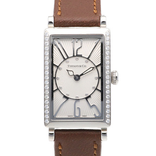 ティファニー(Tiffany & Co.)のティファニー TIFFANY&Co. ギャラリー 腕時計 ダイヤベゼル ステンレススチール  中古(腕時計)