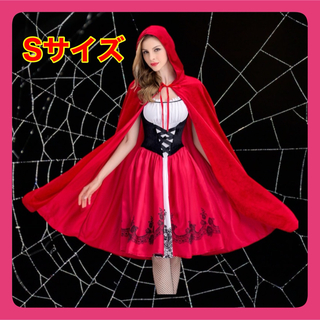 ハロウィン コスプレ 魔女 赤ずきん　衣装　セット　可愛い　セクシー(衣装一式)