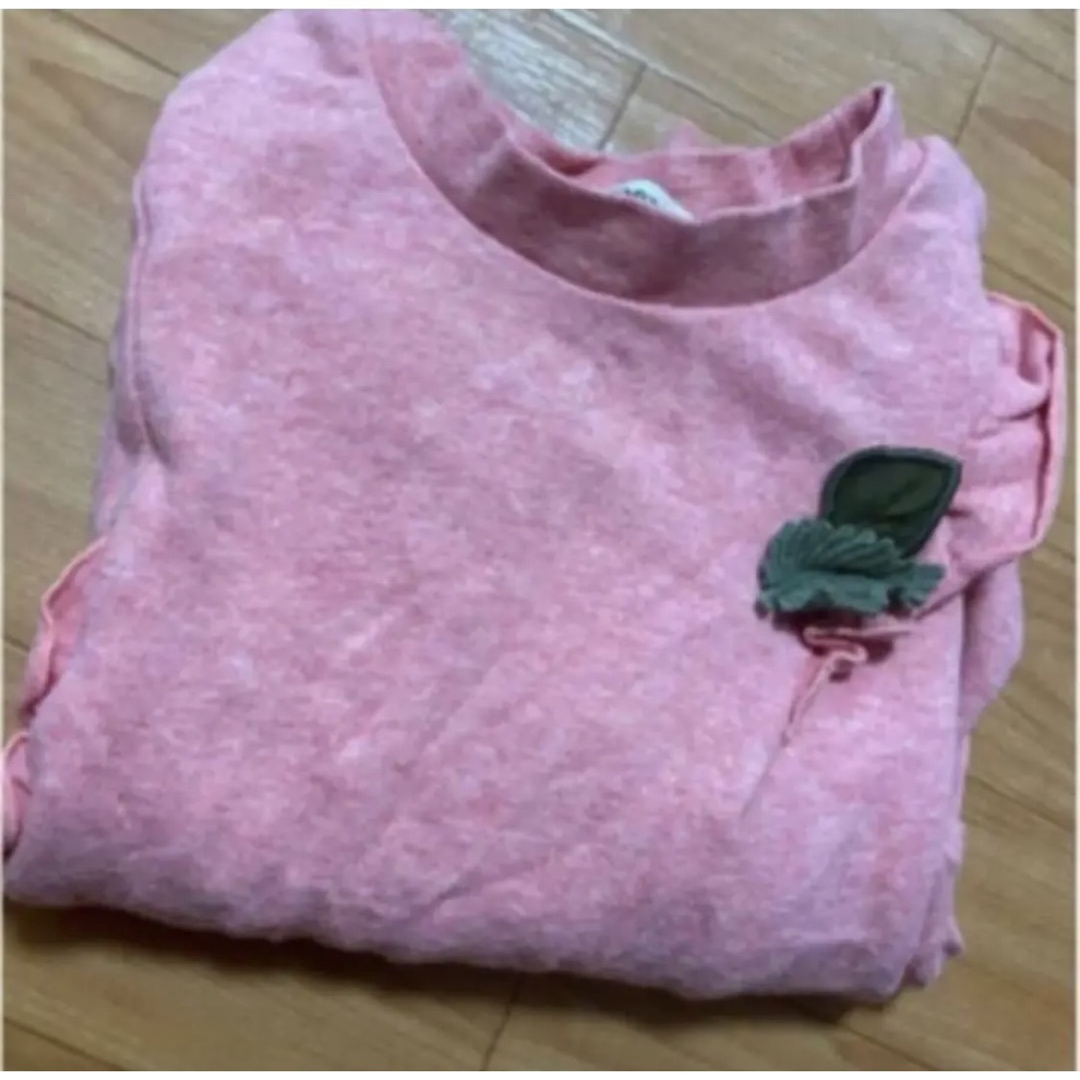 Gemeaux(ジェモー)の美品 gemeauxくすみピンク トレーナー 120 キッズ/ベビー/マタニティのキッズ服女の子用(90cm~)(その他)の商品写真