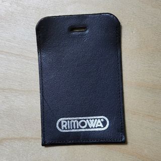 リモワ(RIMOWA)のRIMOWA ネームタグ 黒 本革(スーツケース/キャリーバッグ)