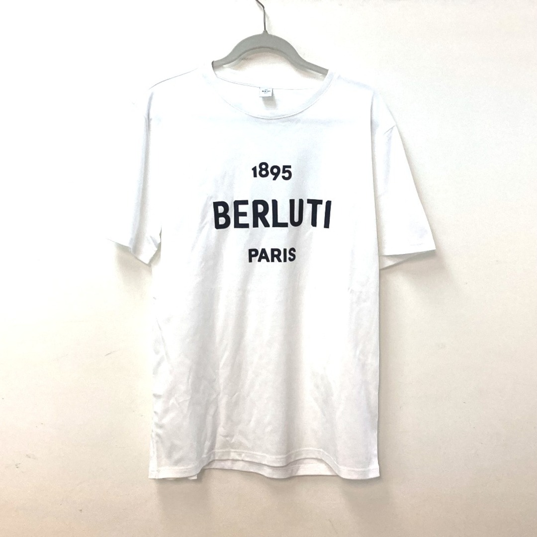 L肩幅ベルルッティ Berluti ロゴ トップス アパレル 半袖Ｔシャツ コットン ホワイト 未使用