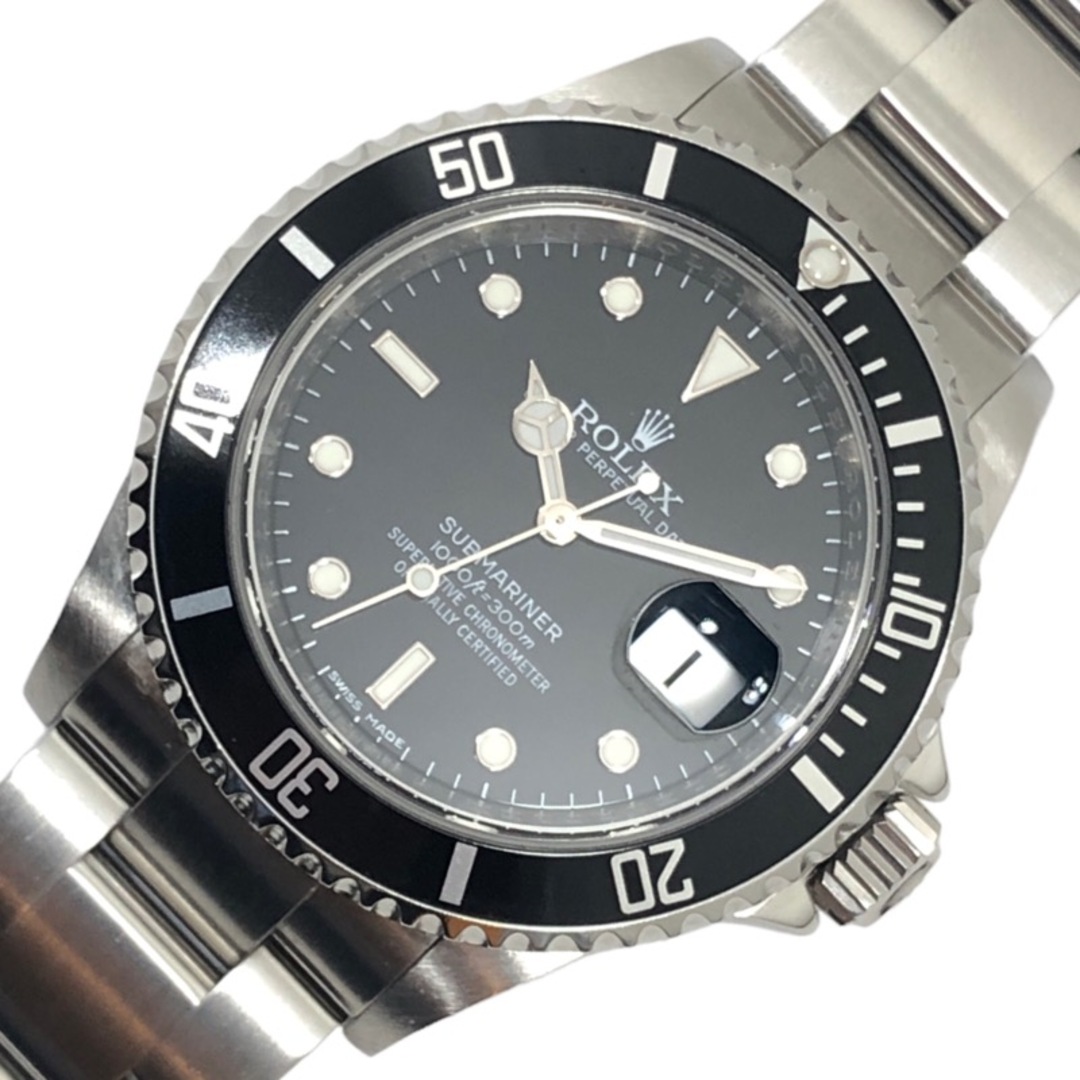 ロレックス ROLEX サブマリーナー デイト M番 16610 ブラック文字盤 SS メンズ 腕時計
