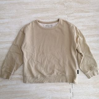 120 カットソー 薄手のトレーナー 落ち着いた黄色(Tシャツ/カットソー)