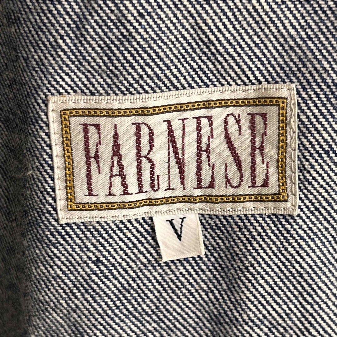 FARNESE ファルネーゼ デニムジャケット 刺繍 ヴィンテージ 個性的