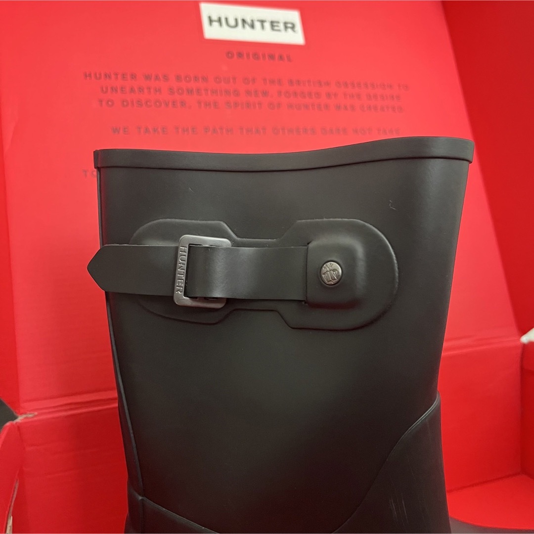 HUNTER(ハンター)のHUNTER オリジナルアンクルレインブーツ　ブラック レディースの靴/シューズ(レインブーツ/長靴)の商品写真