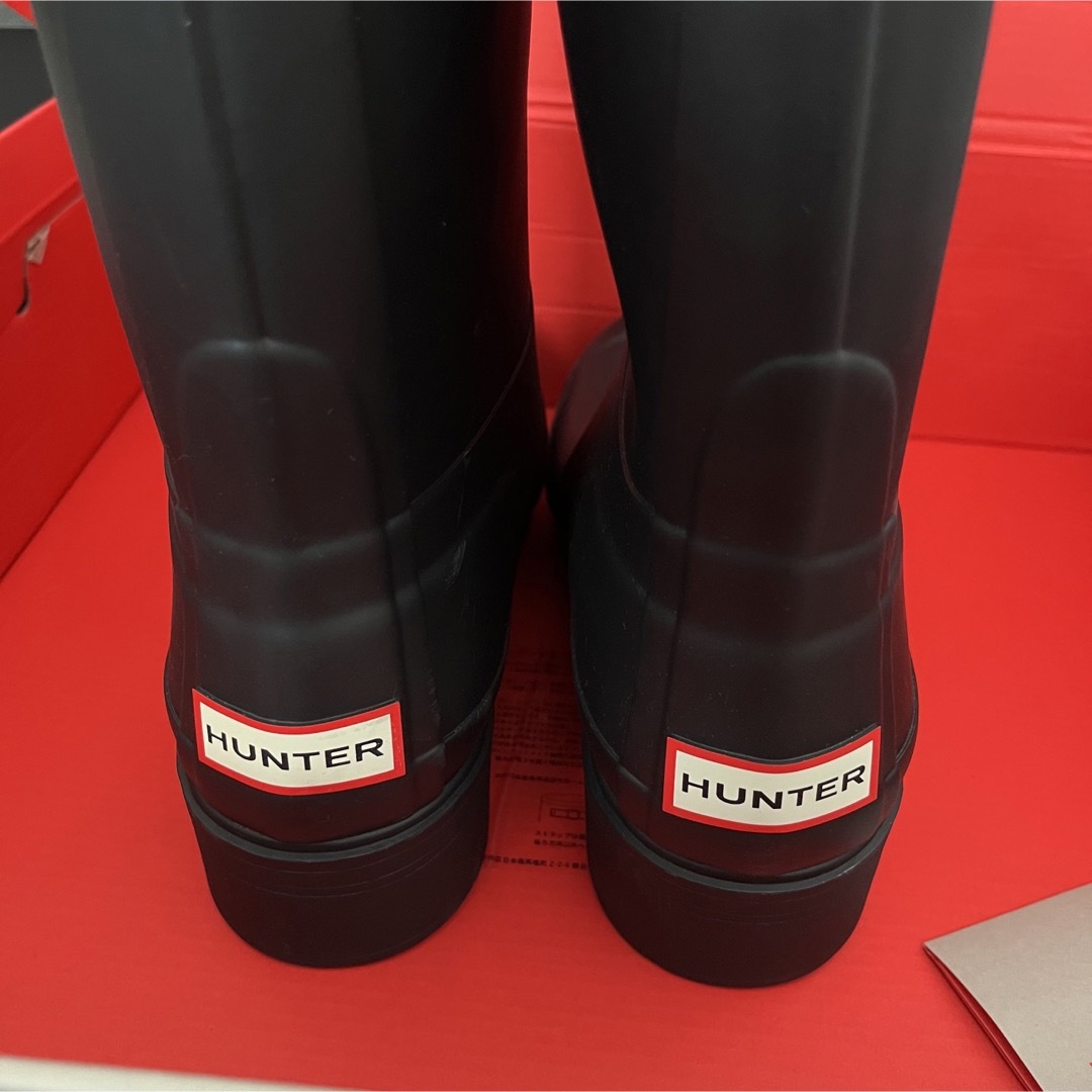 HUNTER(ハンター)のHUNTER オリジナルアンクルレインブーツ　ブラック レディースの靴/シューズ(レインブーツ/長靴)の商品写真