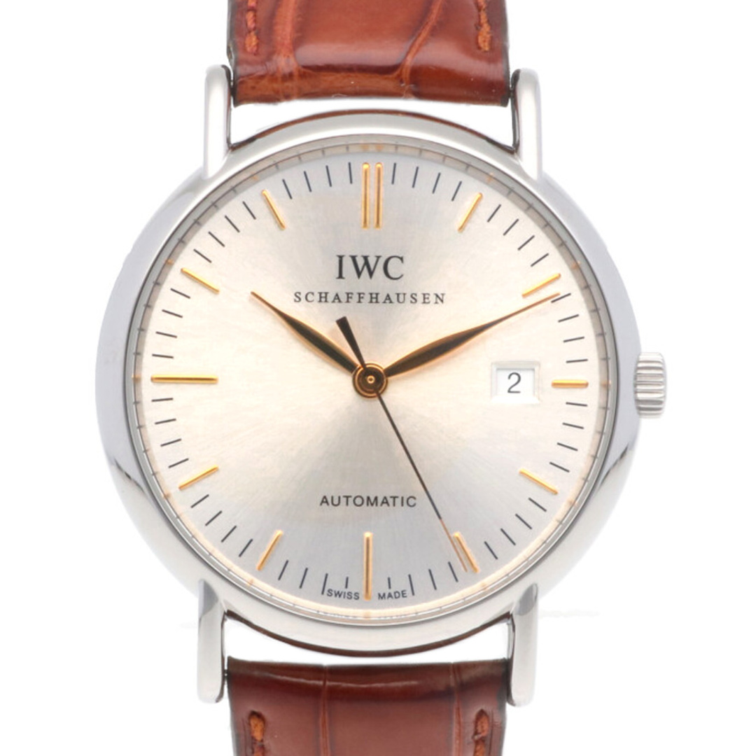 アイダブリューシー シャフハウゼン IWC SCHAFFHAUSEN ポートフィノ 腕時計 時計 ステンレススチール 356307 自動巻き メンズ 1年保証