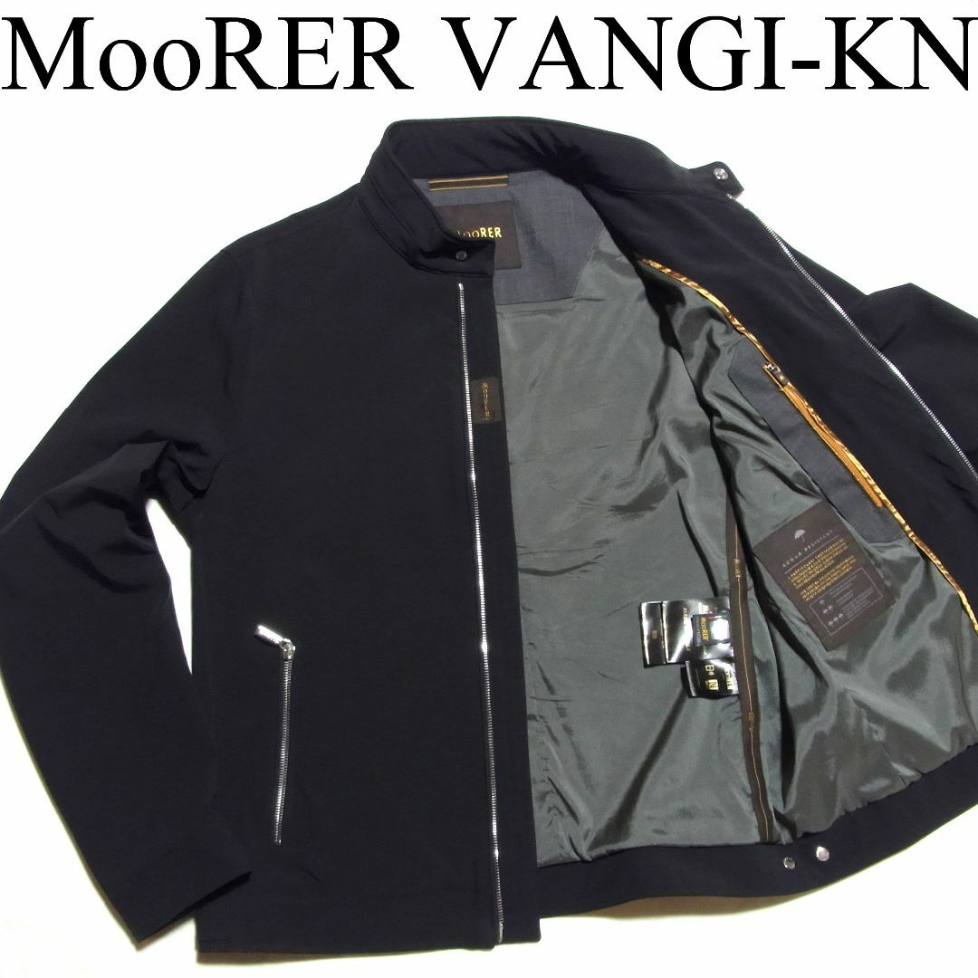 MooRER ムーレー VANGI-KN ナイロン ライダース ジャケット 50