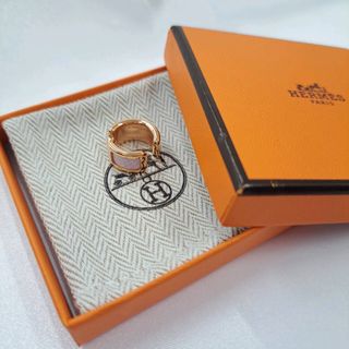 新品・未使用品】エルメス イヤーカフ PM オランプ モーヴペール ゴールド-
