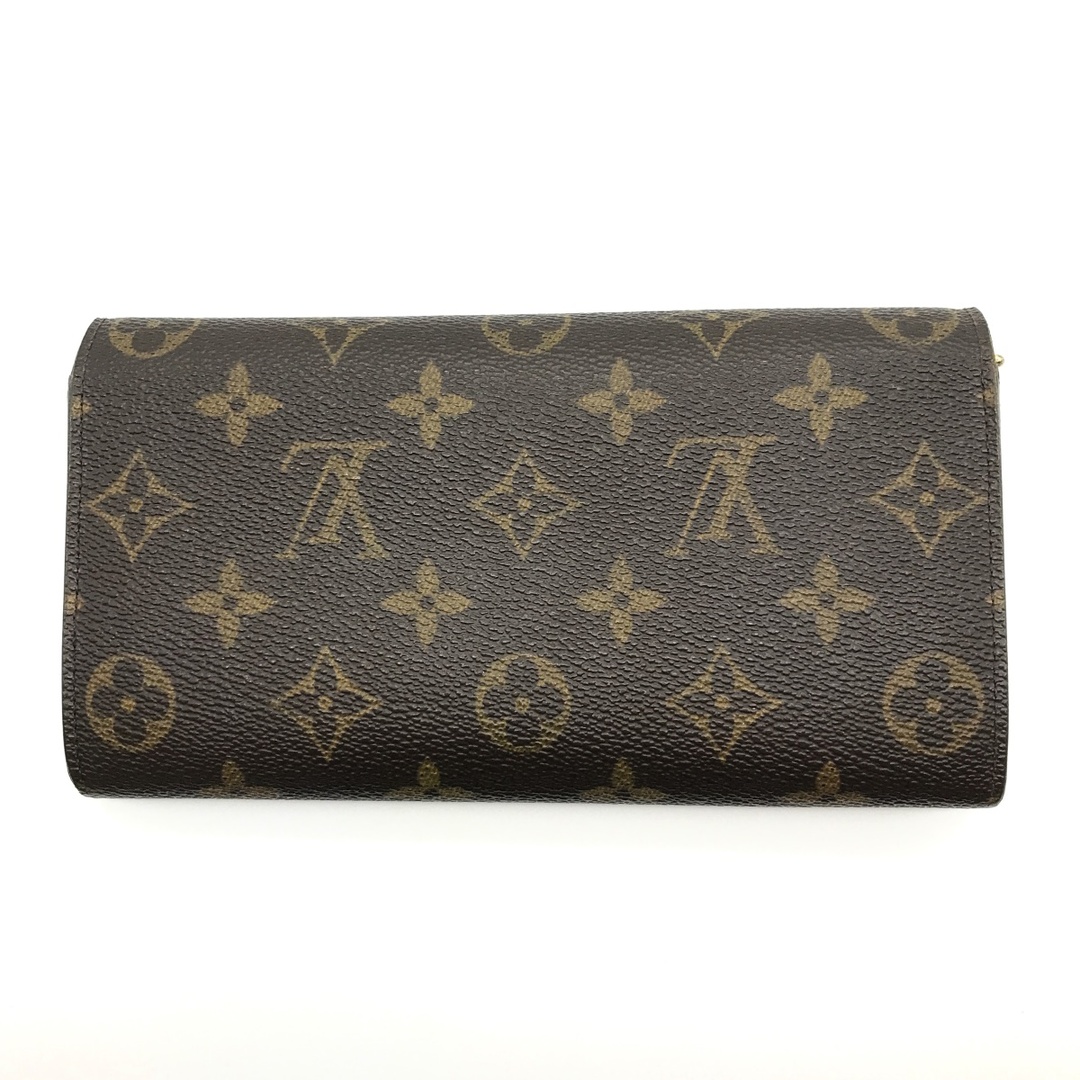 LOUIS VUITTON ルイ・ヴィトン ポシェット ポルト・モネ・クレディ モノグラム 長財布 財布 ブラウン PVC レディース メンズ M61726 USED