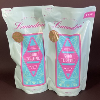ランドリン(Laundrin')のランドリン　グッドティータイム　ホワイトティー　詰替　2袋(洗剤/柔軟剤)
