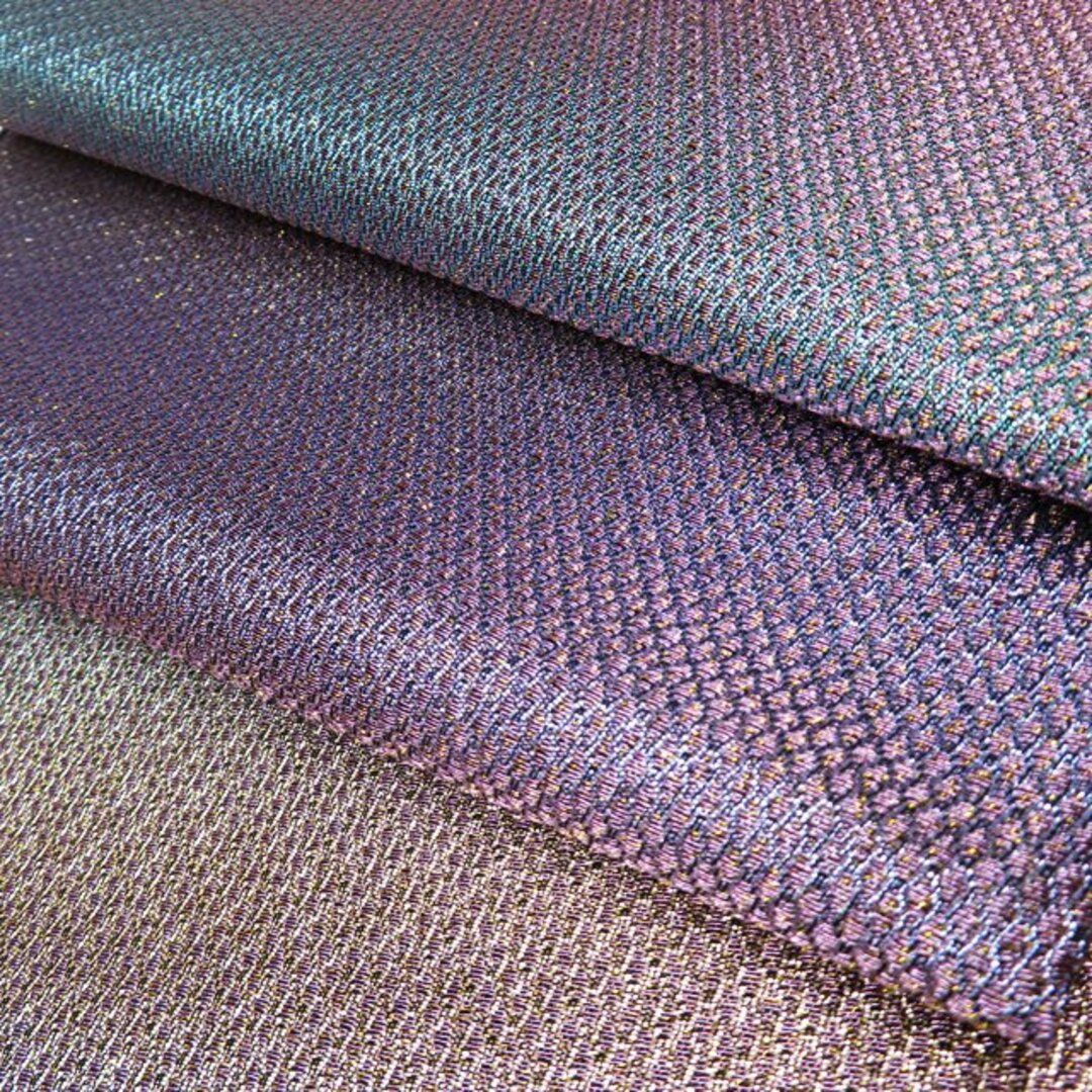 袋帯  リサイクル 正絹 フォーマル 仕立て上がり 六通 彩織 箔糸 多色  きもの北條 A930-13