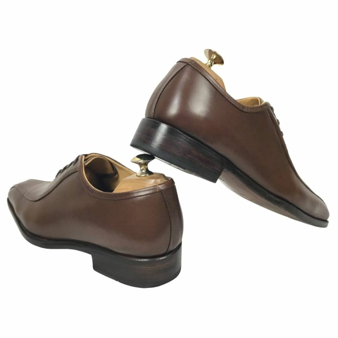 伊製 Bemer's ステファノベーメル スワールトゥシューズ ブラウン 38 メンズの靴/シューズ(ドレス/ビジネス)の商品写真