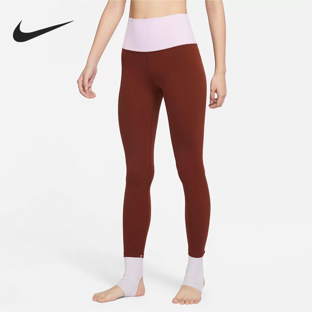 NIKE(ナイキ)の定価11550円★新品★ NIKE★ラックス★ヨガ★タイツ★スパッツ★Lサイズ レディースのレッグウェア(レギンス/スパッツ)の商品写真