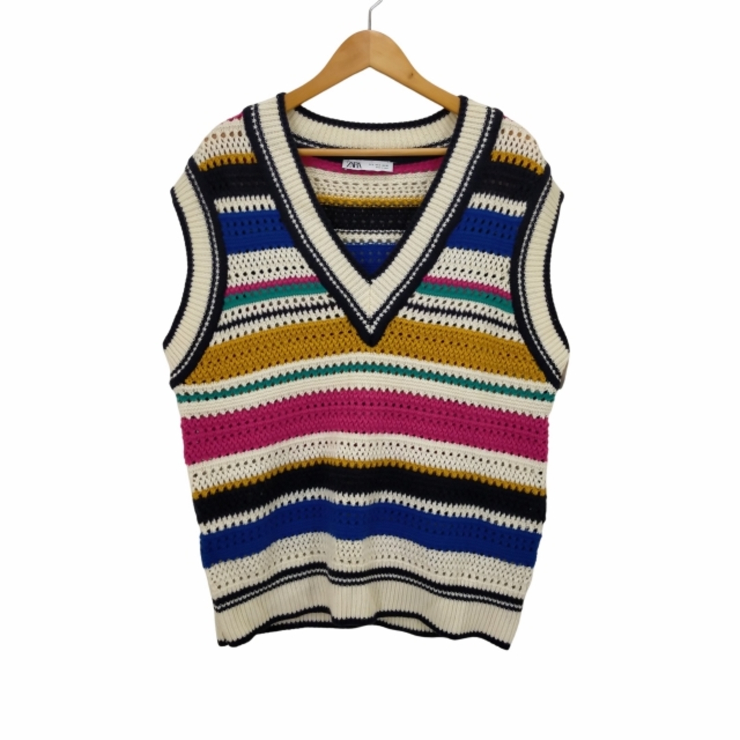 ZARA(ザラ)  MULTI-COLORED OVERSIZED VEST